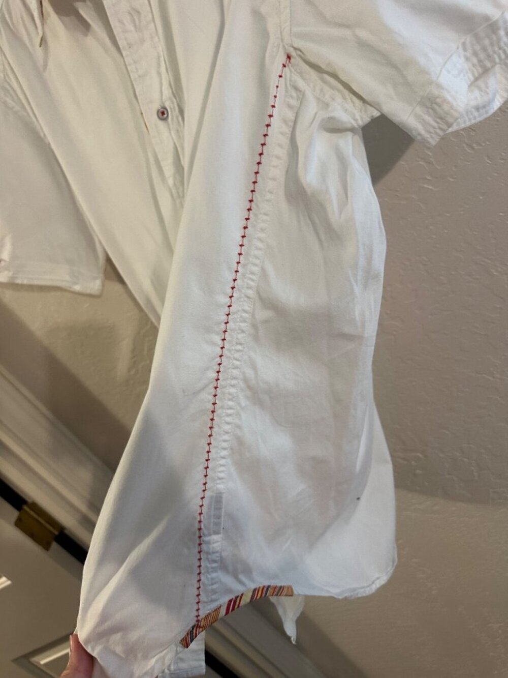 Robert Graham The Freshly Laundered White Cotton Collared Shirt - Picture 9 of 11